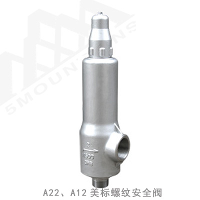A22, A12 American Standard Threaded Safety Valve