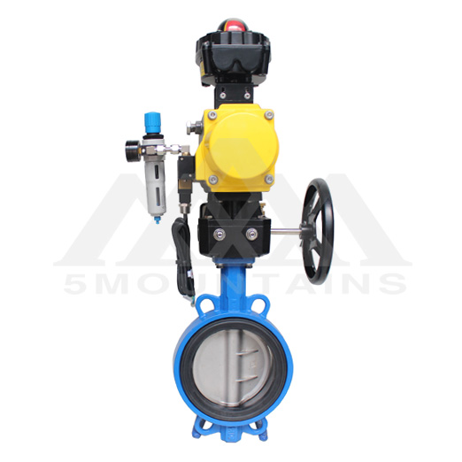 D671X Type Pneumatic Butterfly Valve With Manual Operation