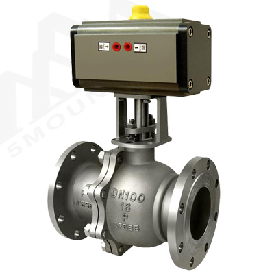 Q641F stainless steel pneumatic ball valve