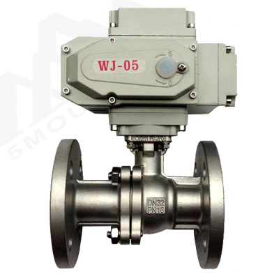 Q941F electric adjustable stainless steel ball valve