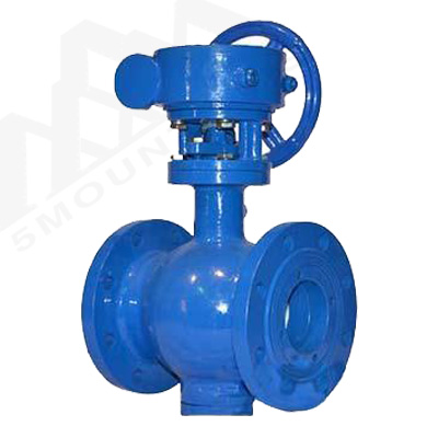 PQ340F-16Q double eccentric half ball valve