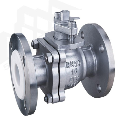 Q41F46 fluorine lined ball valve