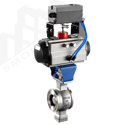 VQ677H-16P pneumatic V type ball valve