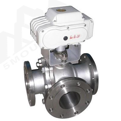 Q944F/Q945F electric three-way ball valve