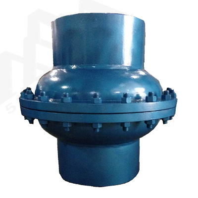 Welded pipeline flame arrester