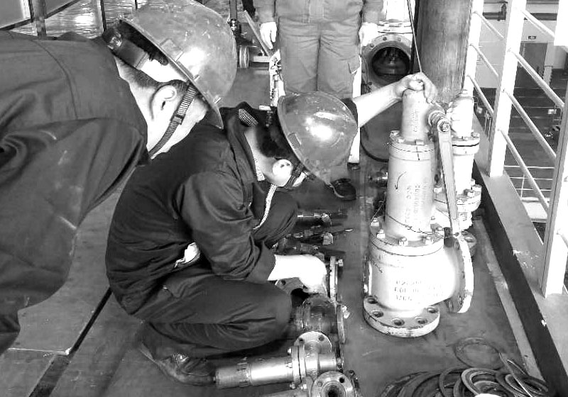 Field calibration of safety valve